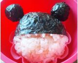 キャラ弁＊お団子の女の子♡おにぎり作り方3写真