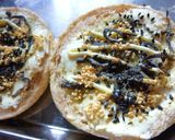 塩昆布とクリチと葱の梅胡麻わさびマフィン作り方5写真