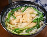 行列うどんそば🍜あげとニラのきざみうどん作り方5写真
