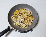 蓮根の大学芋風（ビーガン）作り方4写真