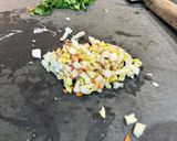 野菜たっぷり梅風味チャーハン作り方5写真