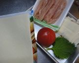 もぅ夢中♪シソトマチーズのやみつき春巻☆作り方1写真