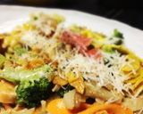 アンチョビ&チーズのパスタ作り方9写真
