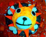 ワンピース サニー号のデコカレー!!!作り方6写真