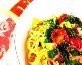 生ハムとパセリのさわやかレモンパスタ作り方5写真