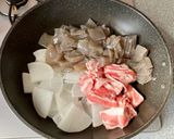 ヒラヒラこんにゃく大根作り方3写真