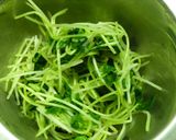 新芽の梅わさび海苔胡麻和え作り方3写真