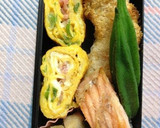 お弁当に！ネギと紅生姜の卵焼き作り方3写真