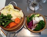 野菜を摂ろう!蒸篭で蒸し野菜作り方1写真