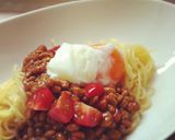 簡単ずぼら飯☆納豆パスタ作り方3写真