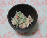 冷たいうどん✿ささみと梅作り方4写真