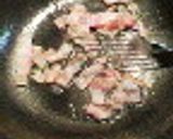 豆苗のベーコン炒め作り方2写真