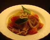 魚介類の冷製パスタ作り方6写真