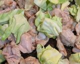 春キャベツと鶏ハラミの塩麹炒め作り方2写真