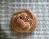 簡単(ฅ'ω'ฅ)ねじねじみつあみパン♡作り方11写真
