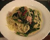 ほうれん草とベーコンのパスタ作り方11写真