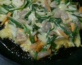 韓国料理 チヂミ作り方3写真