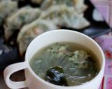 居酒屋風☆エビニラ餃子作り方8写真