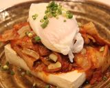 鹿児島黒豚キムチーズやっこ～温玉添え～作り方6写真