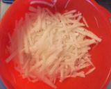 めんたい大根サラダ作り方1写真