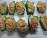 とろ～りチーズが美味☆ピーマンのご飯詰め作り方4写真