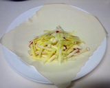 とろ～りチーズが入った洋風？春巻き作り方3写真