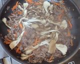麻婆豆腐の素で牛のコテコテ炒め！作り方3写真