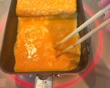 コロコロ角チーズとネギの卵焼き（お弁当）作り方6写真