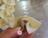 海老入り変わり包みワンタン作り方5写真