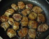 簡単！茄子の豚バラ巻き照り焼き風作り方2写真