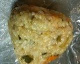 かぼちゃの皮で～！味付けおむすび作り方1写真