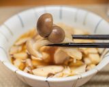 秋の絶品・鶏きのこ汁と蕎麦作り方6写真