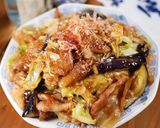 豚バラなすとキャベツのおかかポン酢炒め🍚作り方8写真