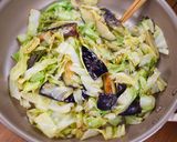 豚バラなすとキャベツのおかかポン酢炒め🍚作り方5写真