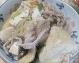 簡単！栄養満点！湯肉豆腐鍋作り方7写真