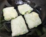 あさりとオクラのもっちり焼き作り方3写真