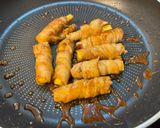 さつまいもの豚肉巻き。作り方6写真