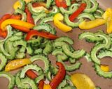 鶏むね肉とゴーヤのオイスター生姜炒め作り方7写真