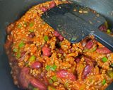 タコミート、豆を入れたらチリコンカン作り方5写真