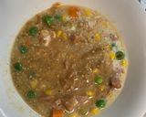 レンジ簡単洋風梅ガパオ味オムライス弁当作り方5写真
