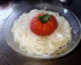 丸ごとトマトの煮浸しそうめん作り方3写真