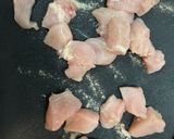 黒カレー 玉ねぎトロトロムネ肉作り方1写真