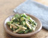 レンジで★オクラとみょうがのめんつゆ和え作り方5写真