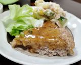 豚ひき肉のBig豆腐ハンバーグ作り方8写真