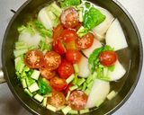 蕪とミニトマトの卵スープ作り方4写真