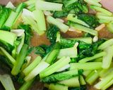 簡単！シャッキリ青菜炒め♡名古屋風作り方4写真