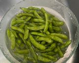 フライパンで茹でずに枝豆作り方1写真