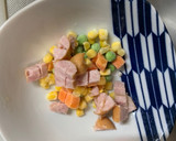 全てレンジさっぱり洋風梅ウスター炒飯弁当作り方2写真