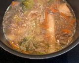白だしde簡単★すき焼きリメイク★うどん作り方2写真