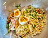 香り爆弾卵のせ！爽快ビビン柚子胡椒麺♡作り方11写真